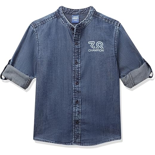 Symbol Boys Cotton Denim Shirt - Age 2-14 Years