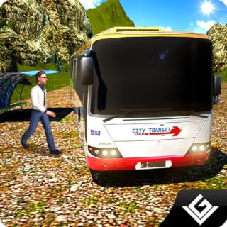 Offroad captador euro treinador ônibus condução simulador: transporte turístico colina dirigir extremo estacionamento aventura sim 3d