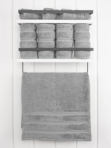 Miniatura 6 de American Soft Linen Paquete de 4 toallas de baño, 4 toallas de mano y 4 paños de baño