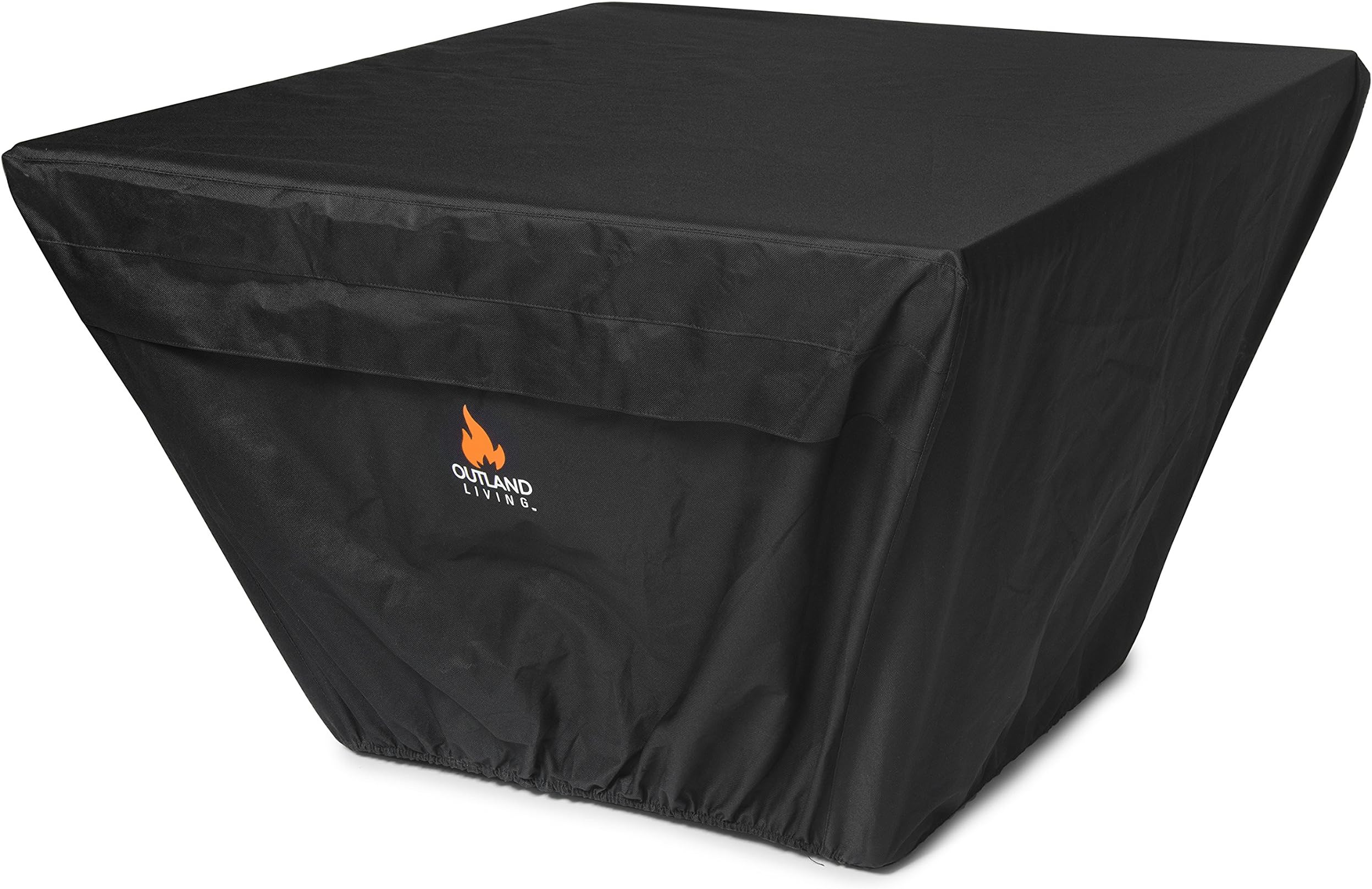Outland Fire Table UV & Water Resistant Durable Cover for 36-Inch Square Series 410 Outdoor Propane Fire Pit Tables, Square 37-Inch x 26-Inch - Breathable Venting with Mesh Barriers & Watertight Seams
