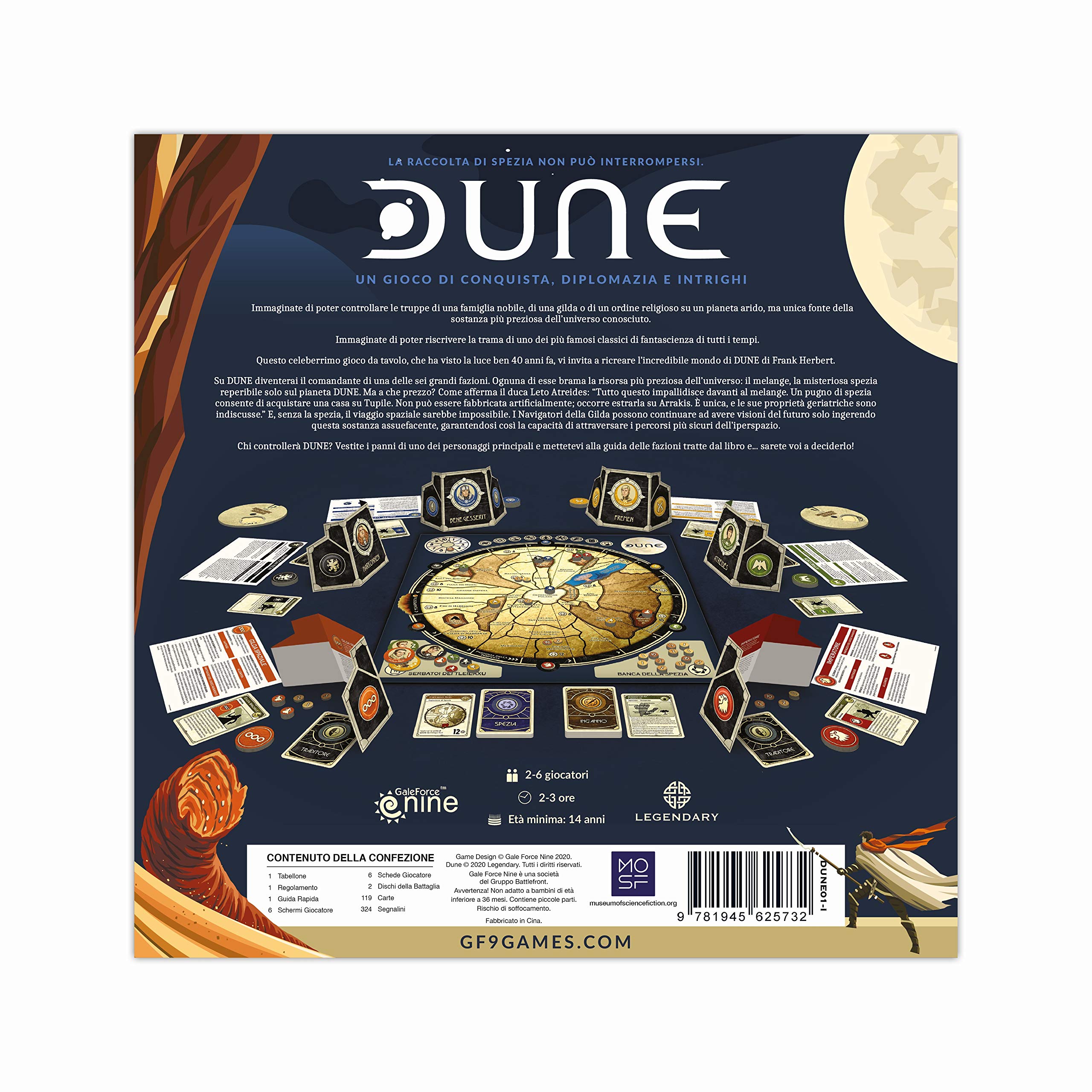 Dune Un Gioco Di Conquista, Diplomazia E Intrighi Edizione Italiana