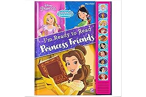 Disney Princess Belle, Mulan, Cinderella, Rapunzel: I'm Ready to Read Princess Friends Sound Book