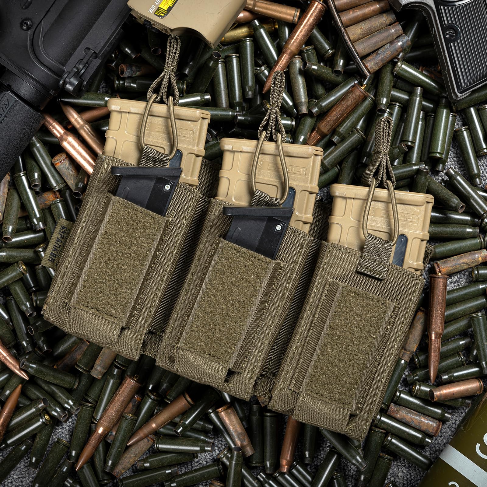 EXCELLENT ELITE SPANKER Otwierana od góry jedno/podwójna/potrójna kieszeń na magazyn M4 M16 AK AR i kieszeń na magazyn na broń