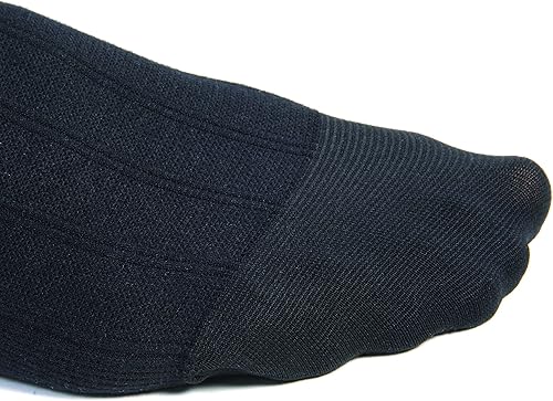 Miniatura 2 de JOBST - 113133 Calcetines de compresión casuales hasta la rodilla para hombre, 30-40 mmHg, puntera cerrada, talla M, color negro