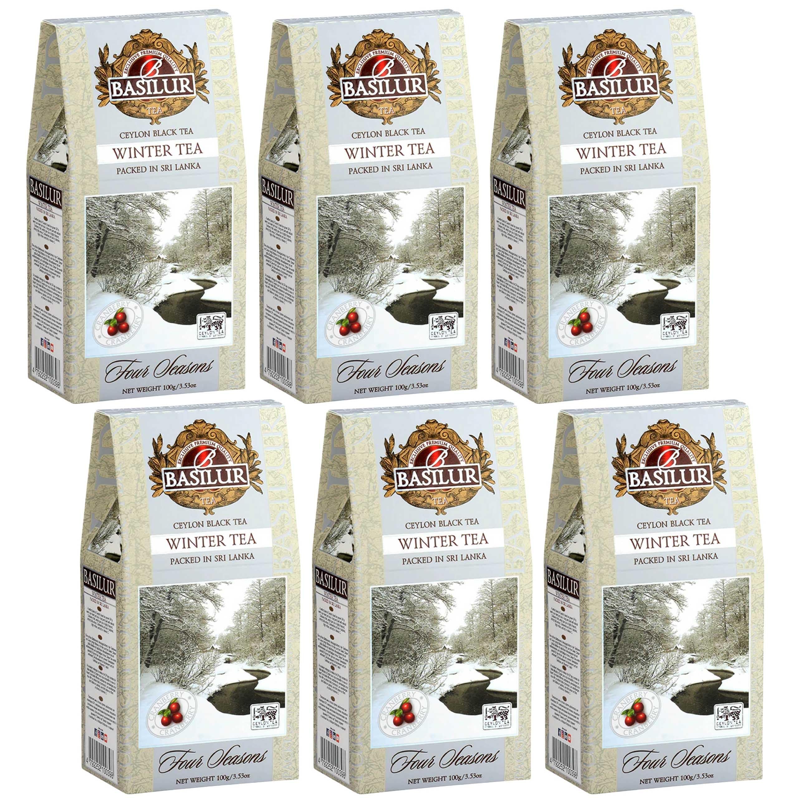 BASILUR Winter Tea Czarna herbata liściasta z dodatkiem owoców żurawiny 100 g (6)