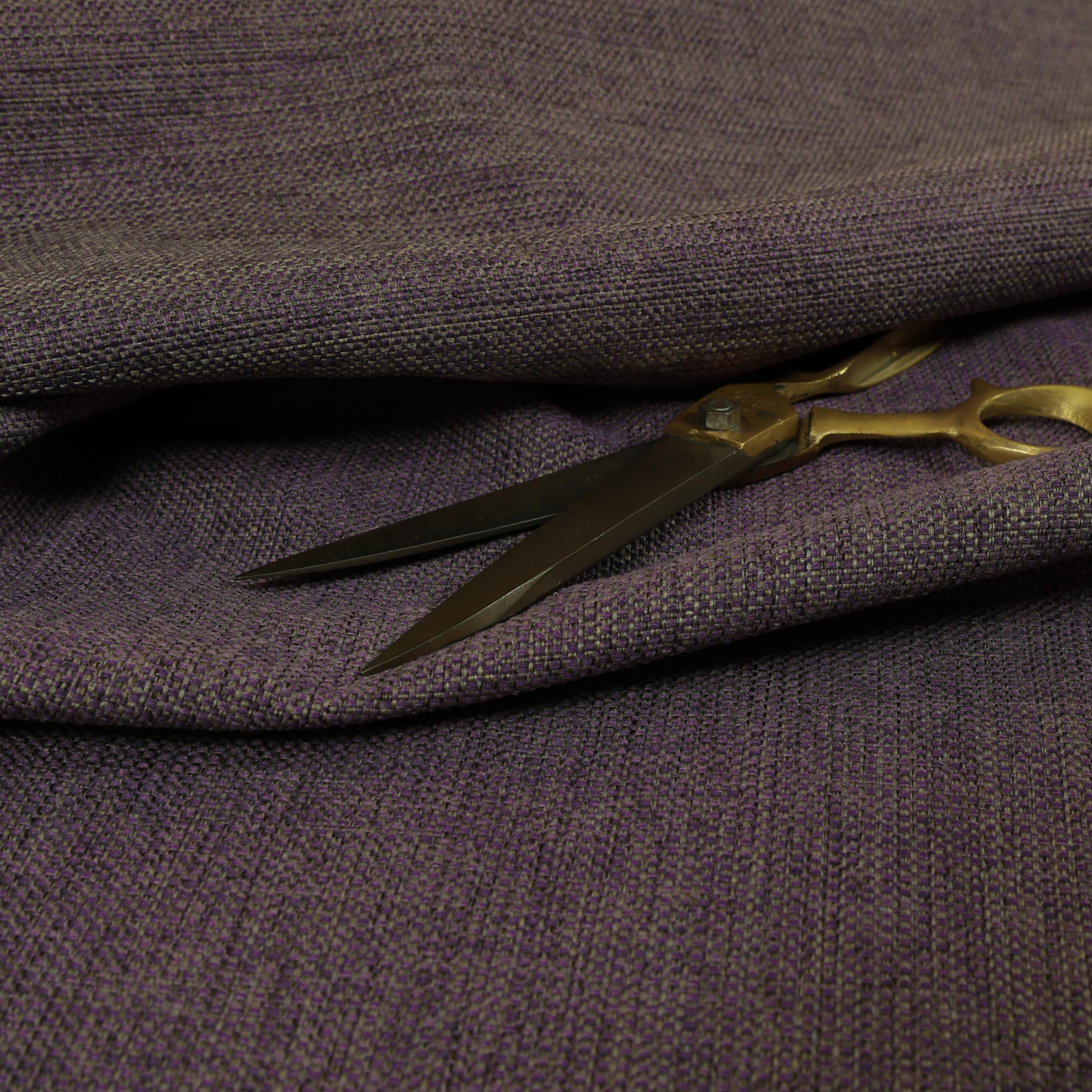 Redbrick Mill Fabrics Flame Retardant Basket Weave in Purple for Home Textiles Sofas Curtains Upholstery Fabric for Sale by The 1 Metre (Per Metre) โ image 1