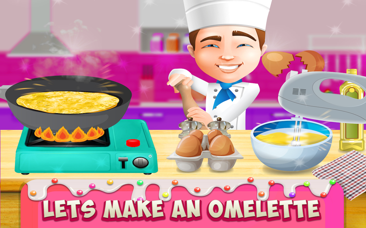 Cooking Breakfast Food Maker - Virtual Kitchen - App on Amazon Appstore