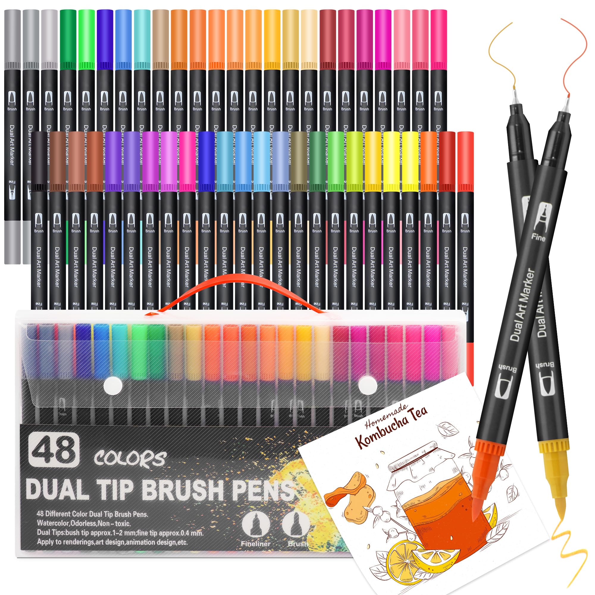 Kebuye Brush Markers-DE