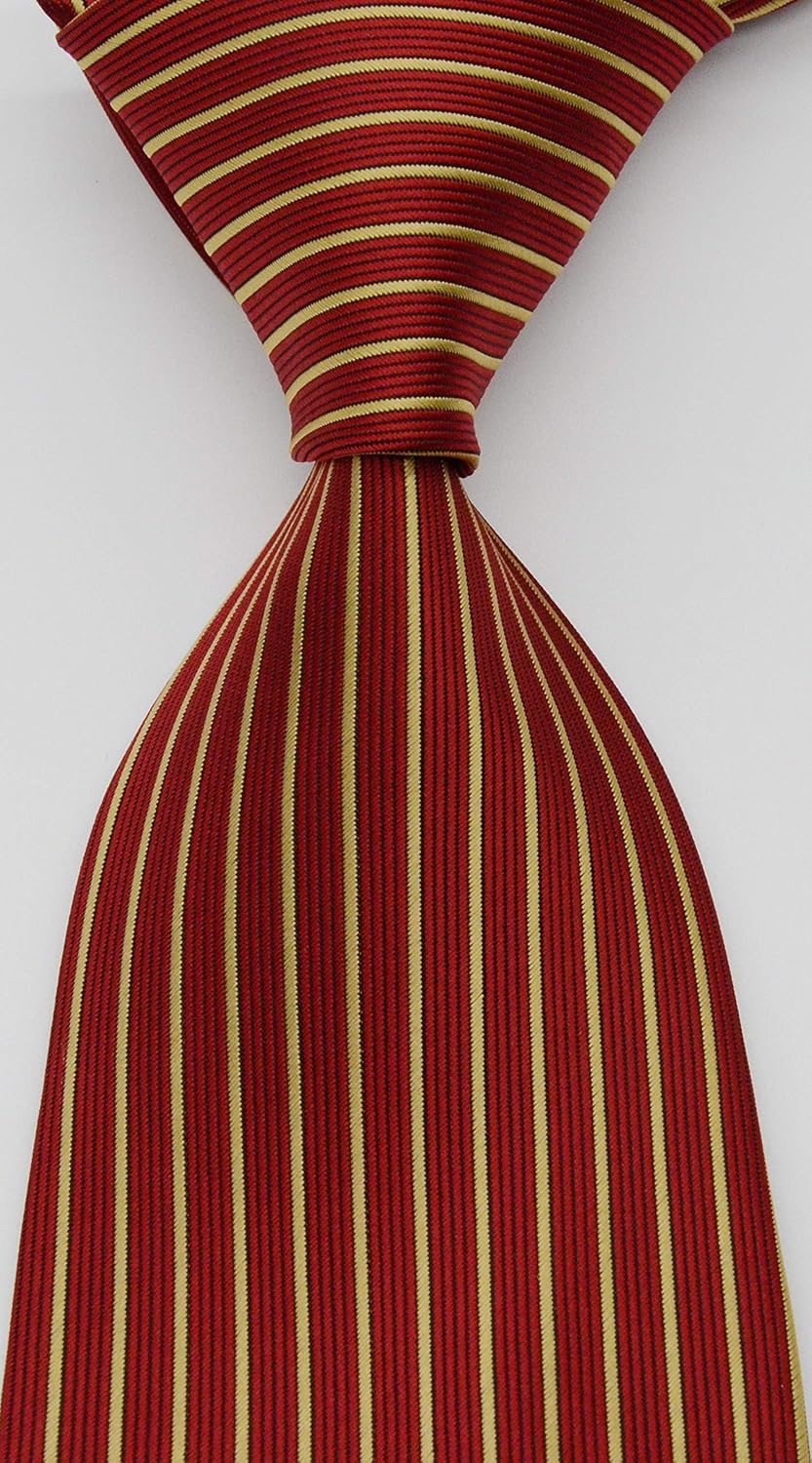 New Classic Men's Striped Silk Tie Necktie - Image 2