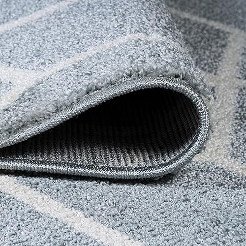 Miniatura 5 de JONATHAN Y SEU101C-3 - Alfombra moderna geométrica para interiores, contemporánea, casual, fácil limpieza, dormitorio, cocina, sala de estar, no se