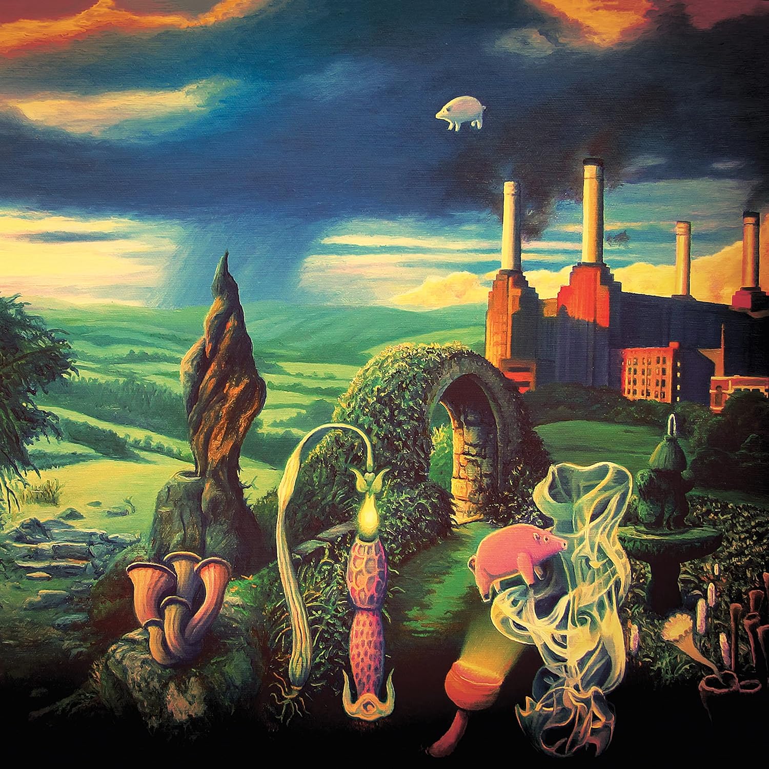 Animals Reimagined - Tribute To Pink Floyd (pink) (Colored Vinyl, Pink) por Various Artists — capa do álbum