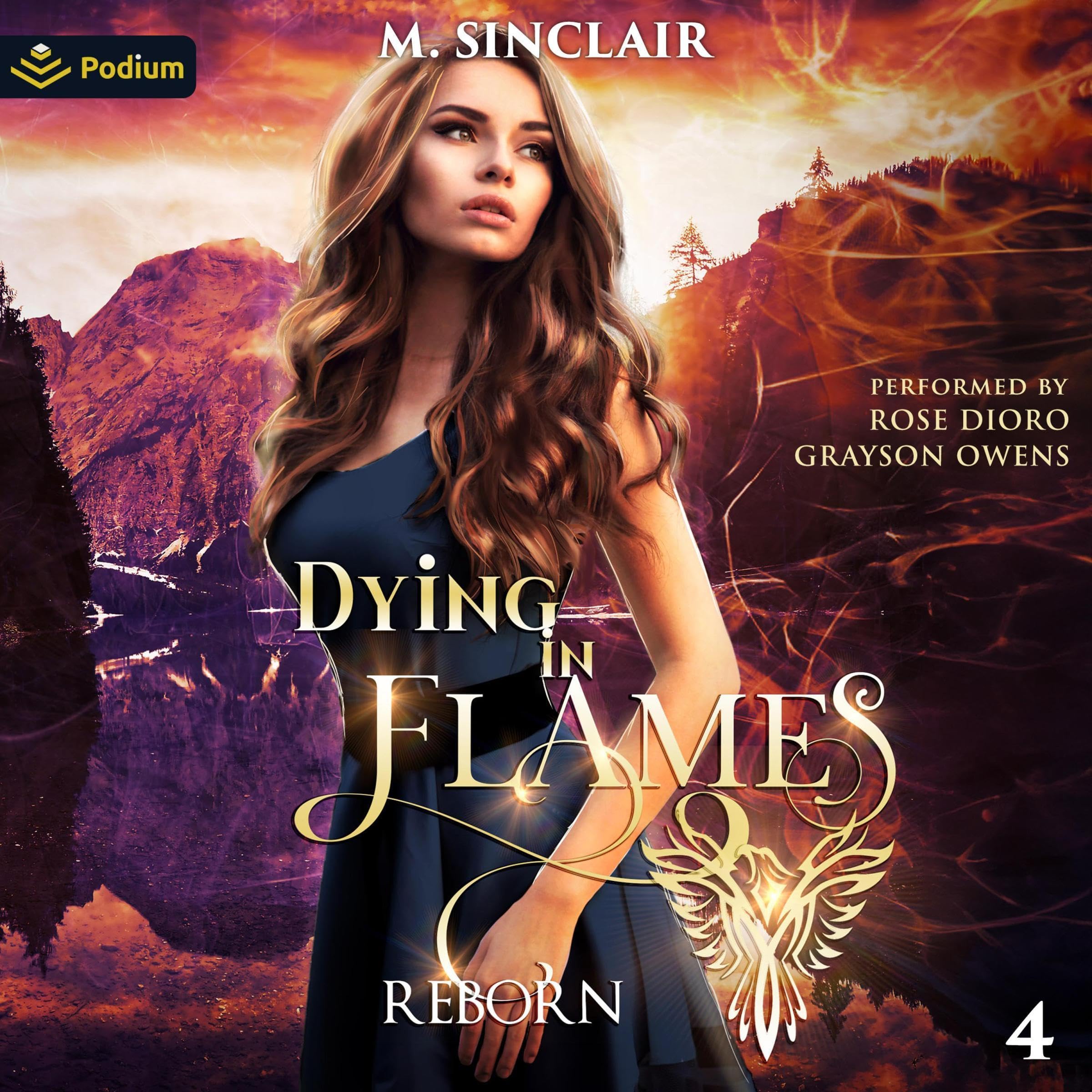 Cover art for Dying in Flames