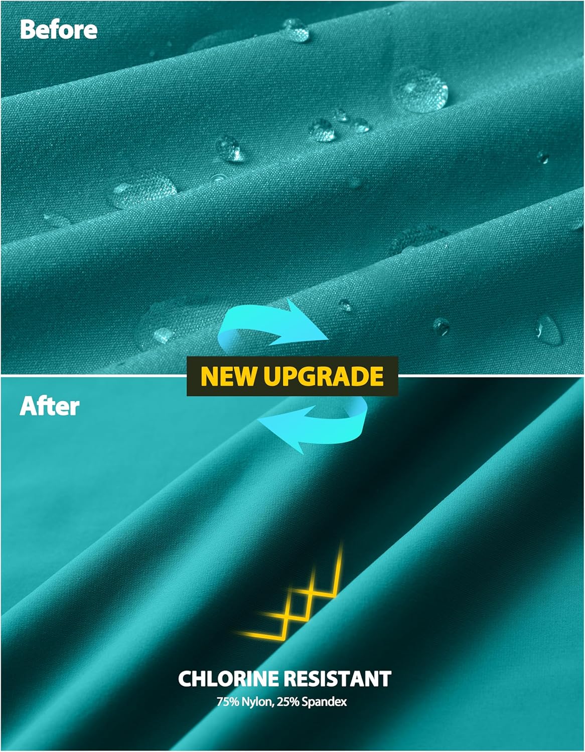 G Gradual Women's 5" High Waisted Swim Board Shorts with Phone Pockets UPF 50+ Quick Dry Beach Shorts for Women with Liner - Image 6