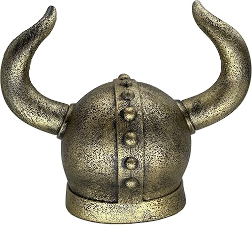 Miniatura 8 de LOOYAR Casco vikingo medieval para adultos, edad vikinga, con cuernos, soldado berserker, guerrero, disfraz de guerrero, para juego de batalla,