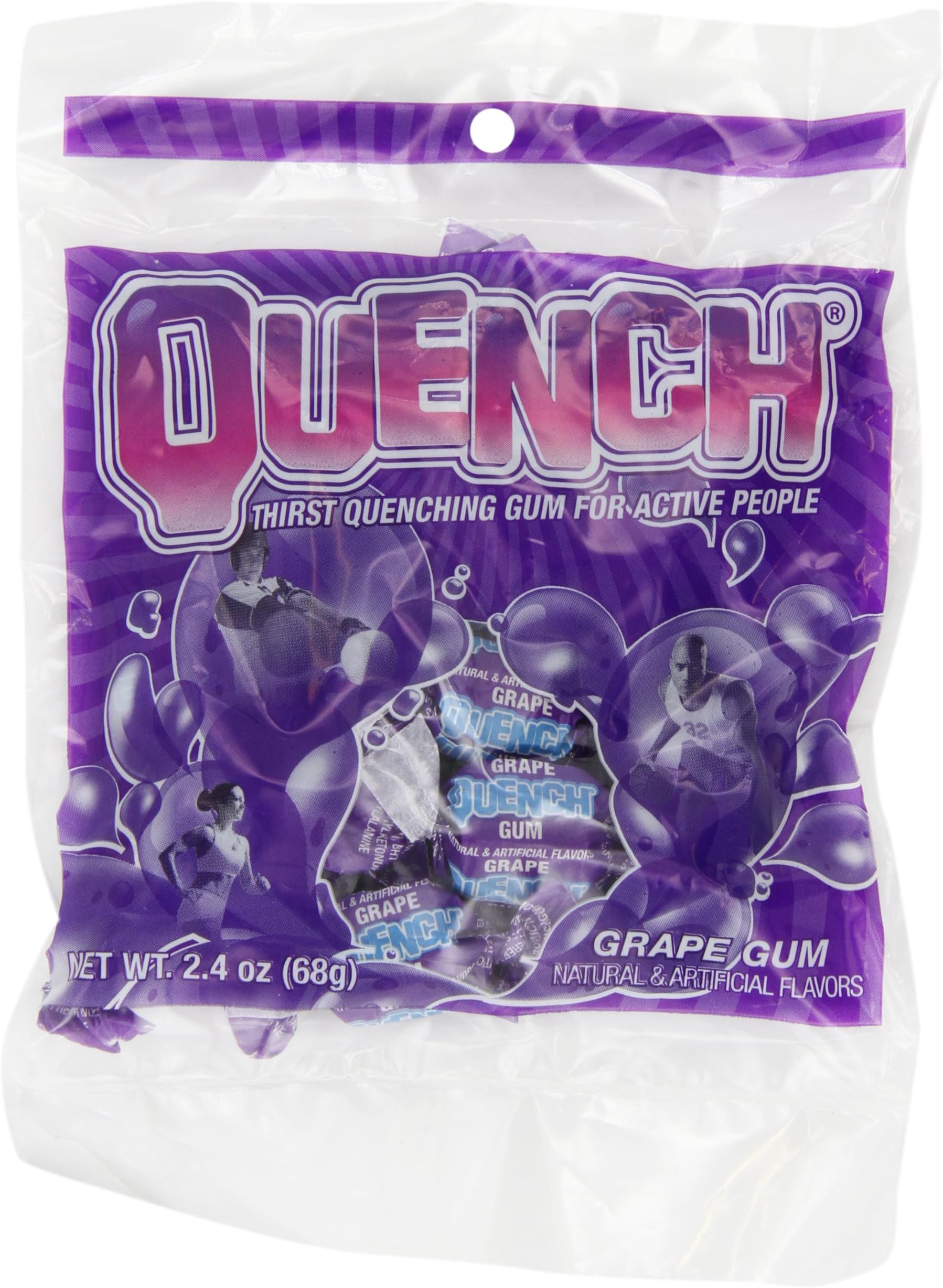 Quench Gum, Grape, 2.4 Ounce (Pack of 12)