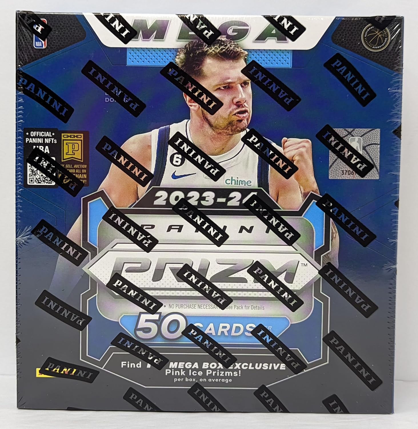 2023-24 Panini Prizm NBA Basketball Mega Box - Pink Ice Prizms (50 Cards Total)