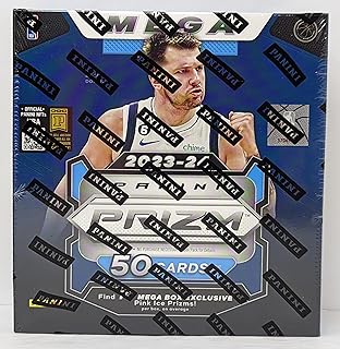 2023-24 Panini Prizm NBA Basketball Mega Box - Pink Ice Prizms (50 Cards Total)
