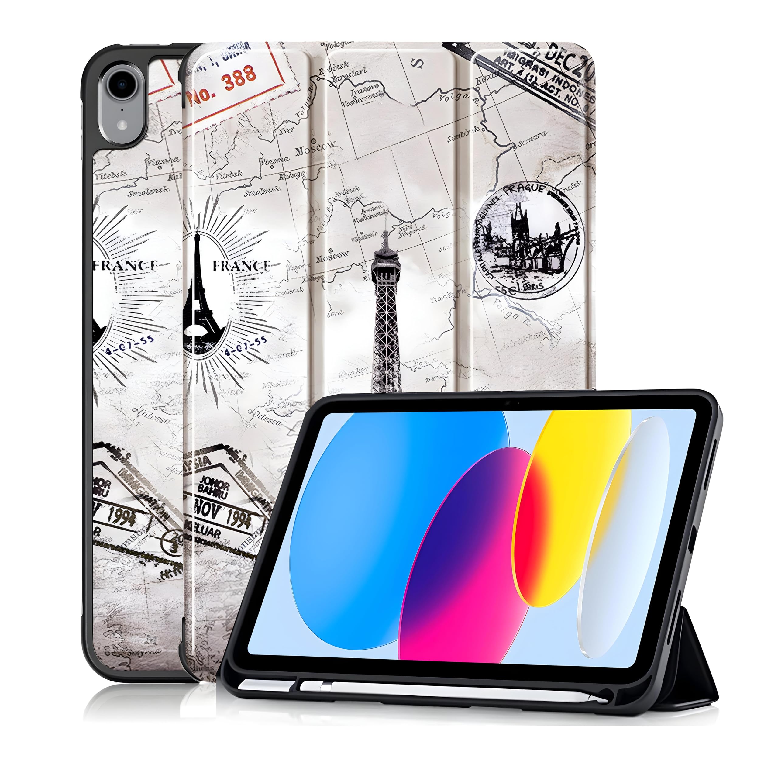 ProElite Smart iPad 10 Case – Auto Sleep, Pencil Holder – ₹699