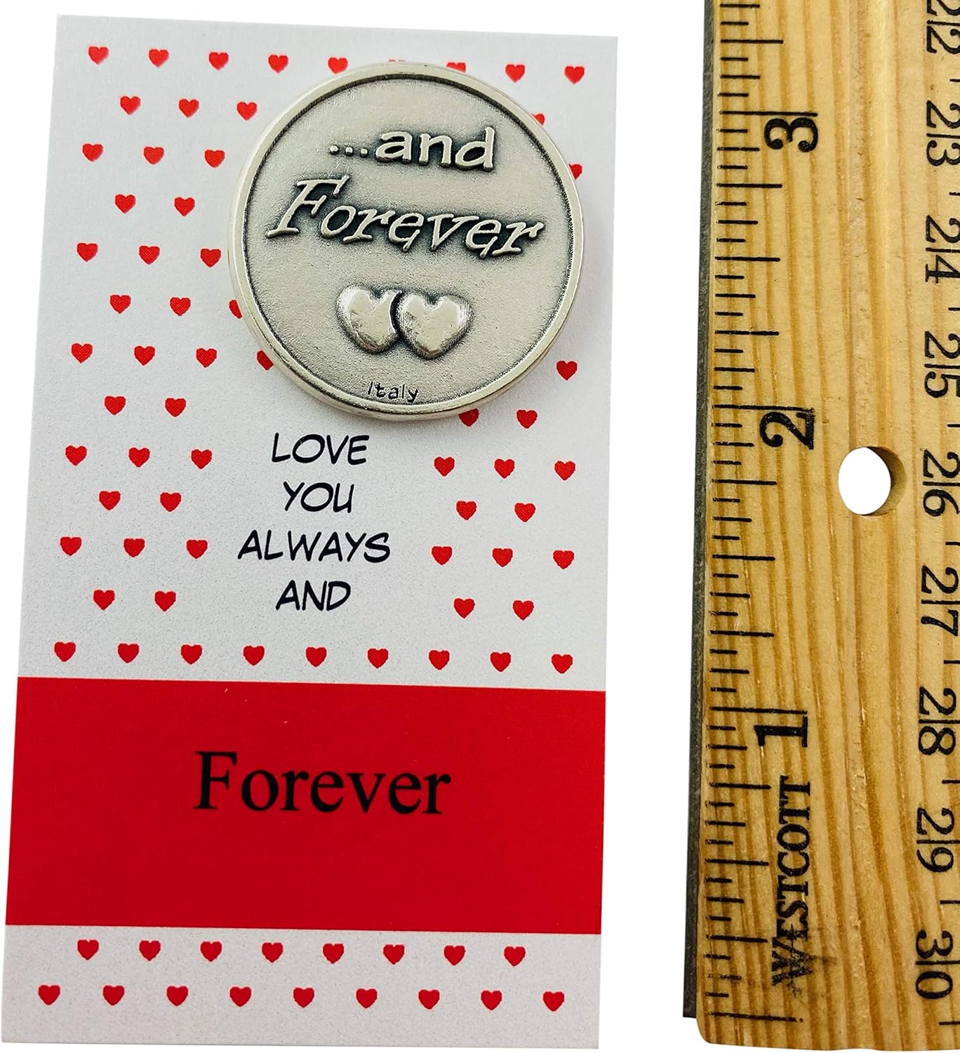 Westmon Works Love You Always and Forever Pocket Token with Matching Card Set - Image 3