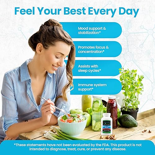 Miniatura 5 de Neuro biologix Methyl Folate Plus - Suplemento de apoyo de metilación mejorado con folato metilado, B2, B3 y ácido folínico, estimula el corazón, el