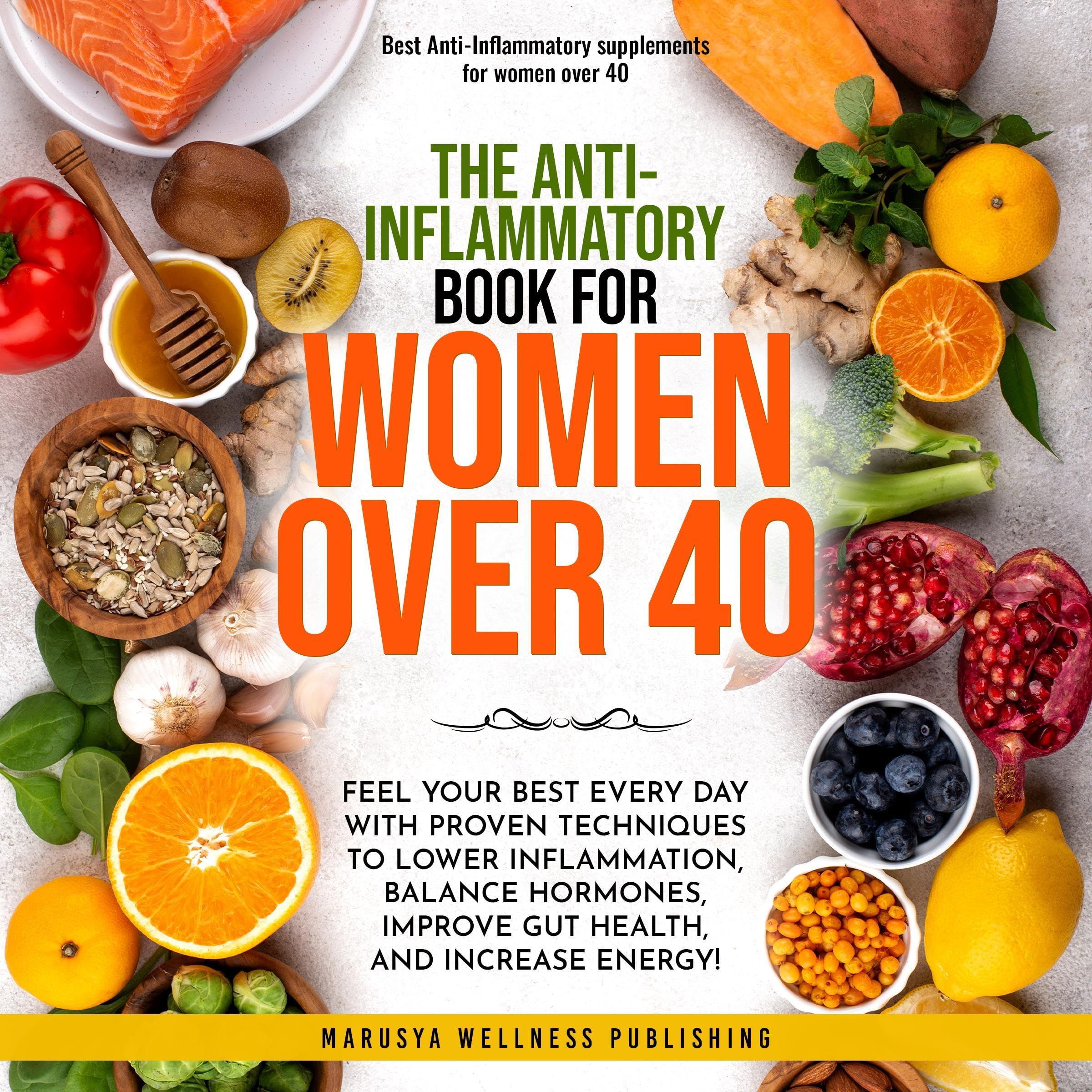 Cover art for The Anti-Inflamatory Book for Women over 40