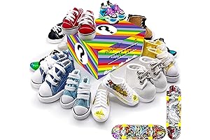 Mini Finger Skateboard & Shoes Set: Unleash the Fun for Fingerboard Enthusiasts!