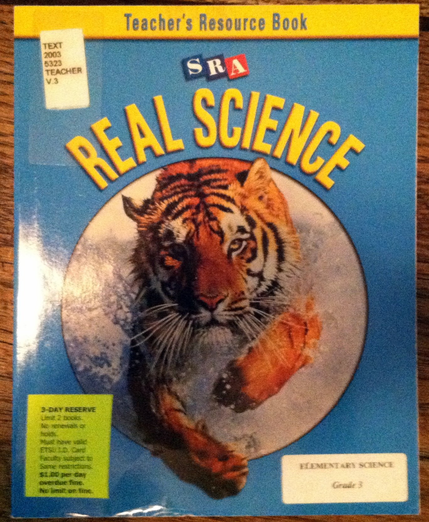 McGraw-Hill Education Sra Real Science, Teacher Resource Book, Grade 3