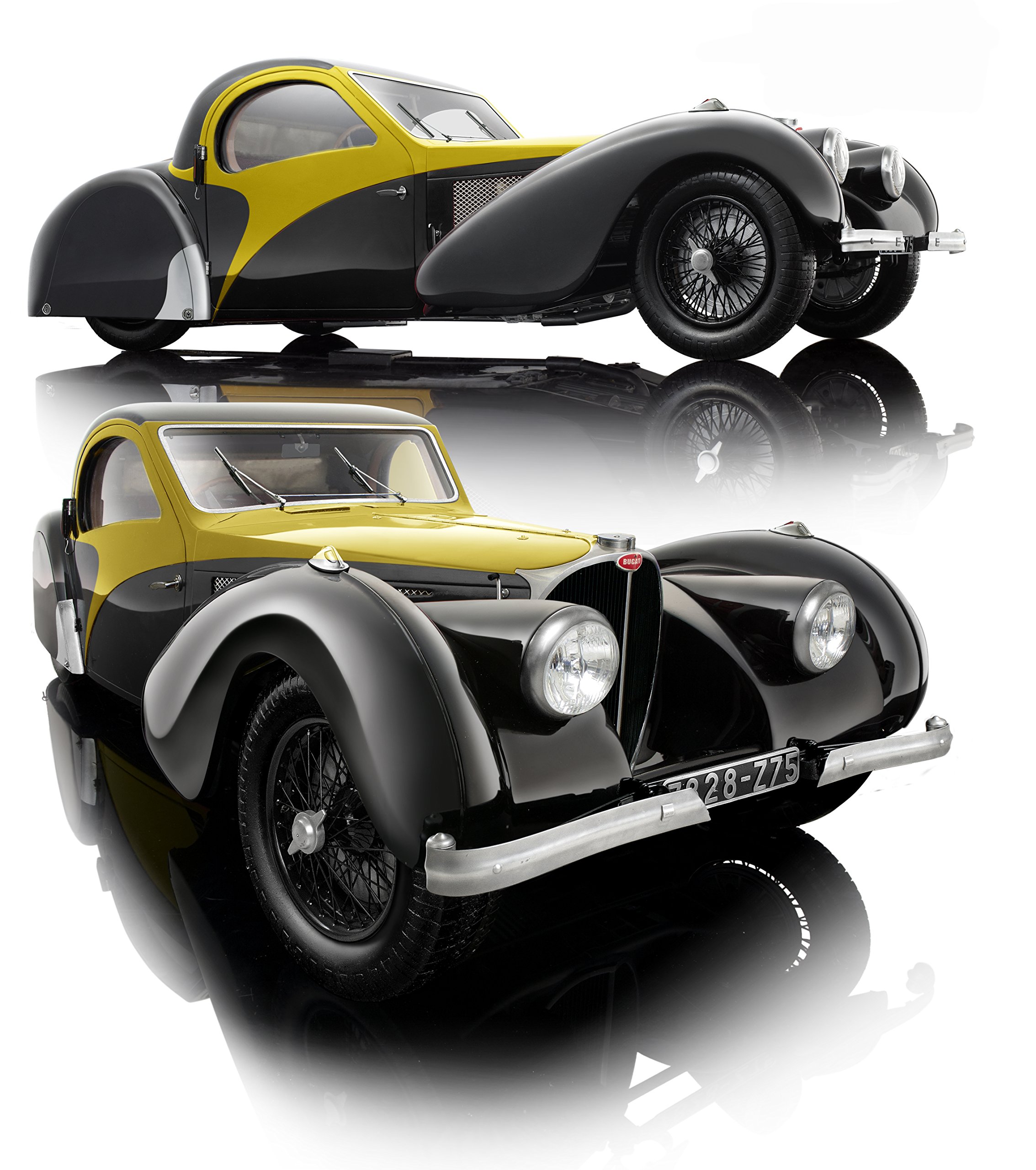Amazon.com: Bauer Exclusive Bugatti Type 57SC Atalante 1937: Fiel