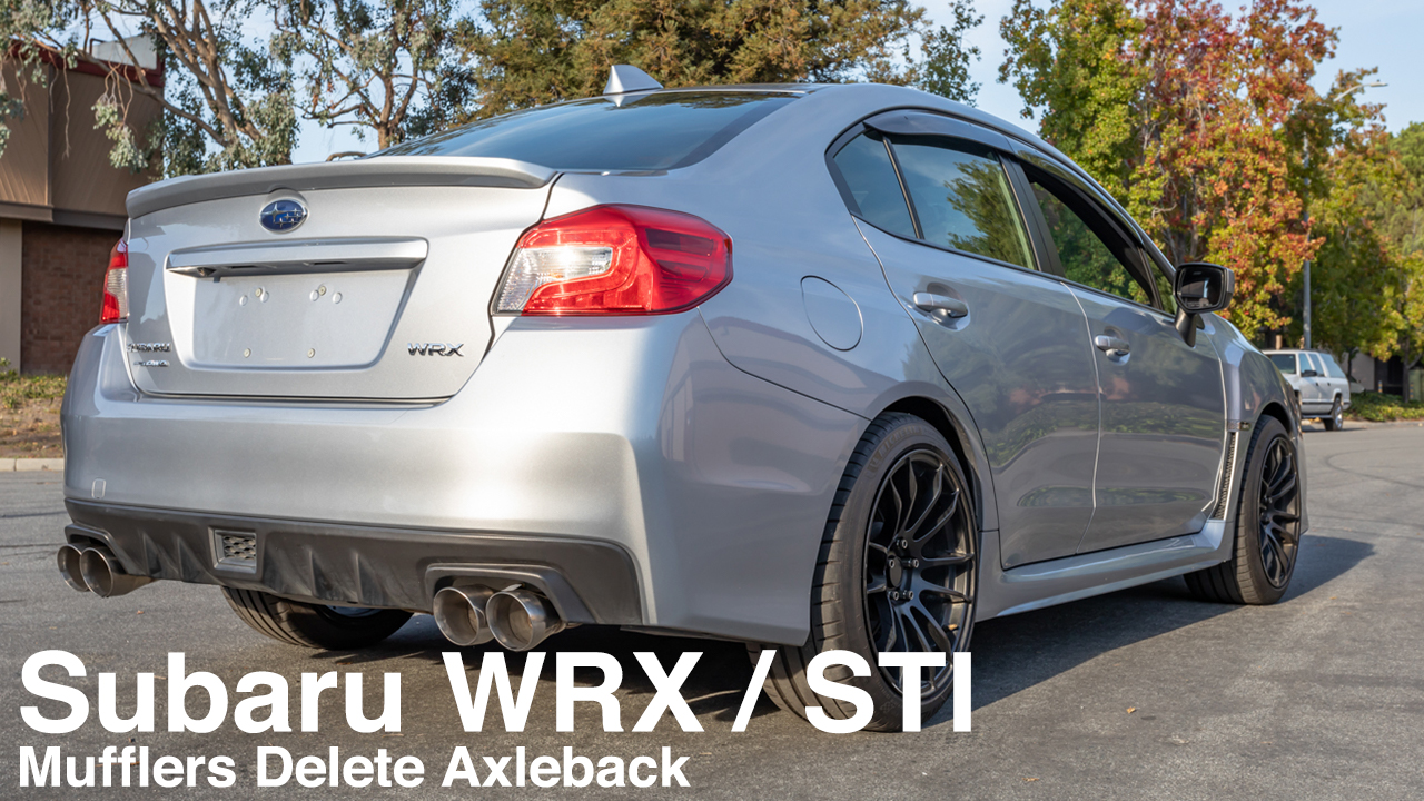 WRX S4,STI用(2015-2021)ステンレスデュアル出力マフラー Amazon.com: Replacement For 2015-2021 Subaru WRX STi STAINLESS