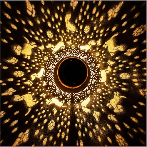 Miniatura 7 de Faroles solares de perro salchicha para exteriores, impermeables, luces solares colgantes para perros, regalos para mujereshombresperros salchicha,