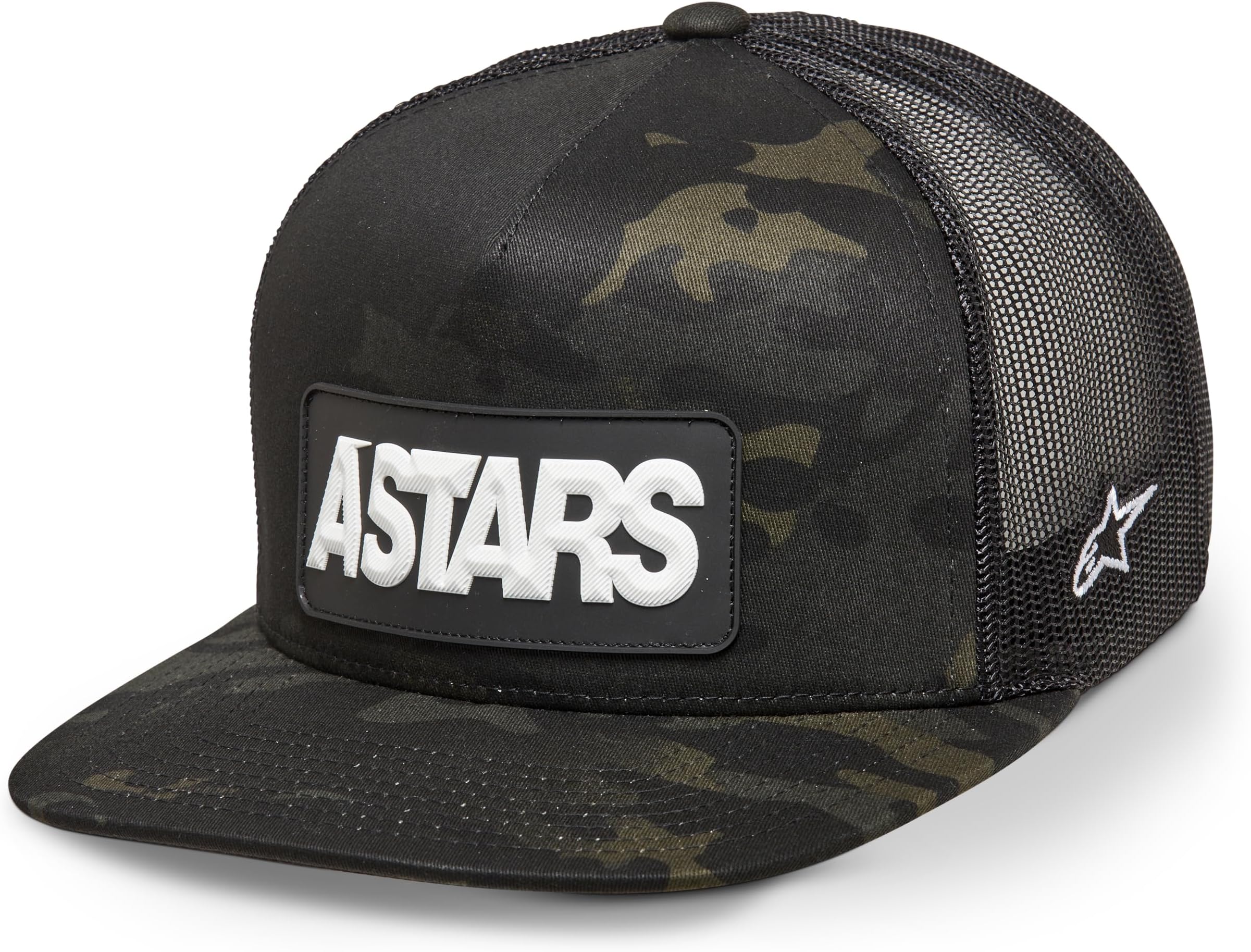 AlpinestarsMen's Cache Trucker Hat Baseball Cap, Black/Black, One Size
