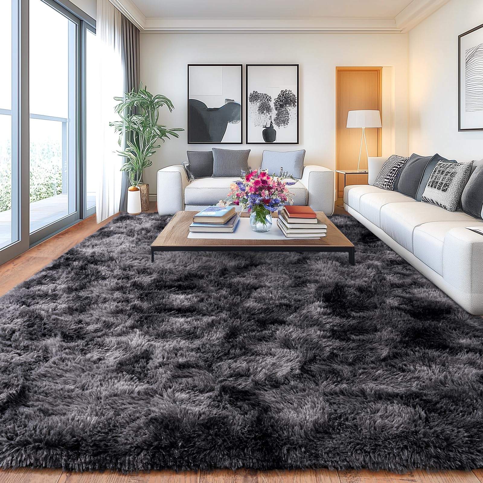 Amazon.com: Isdook Shaggy Area Rugs, Fuzzy Rugs for Living Room
