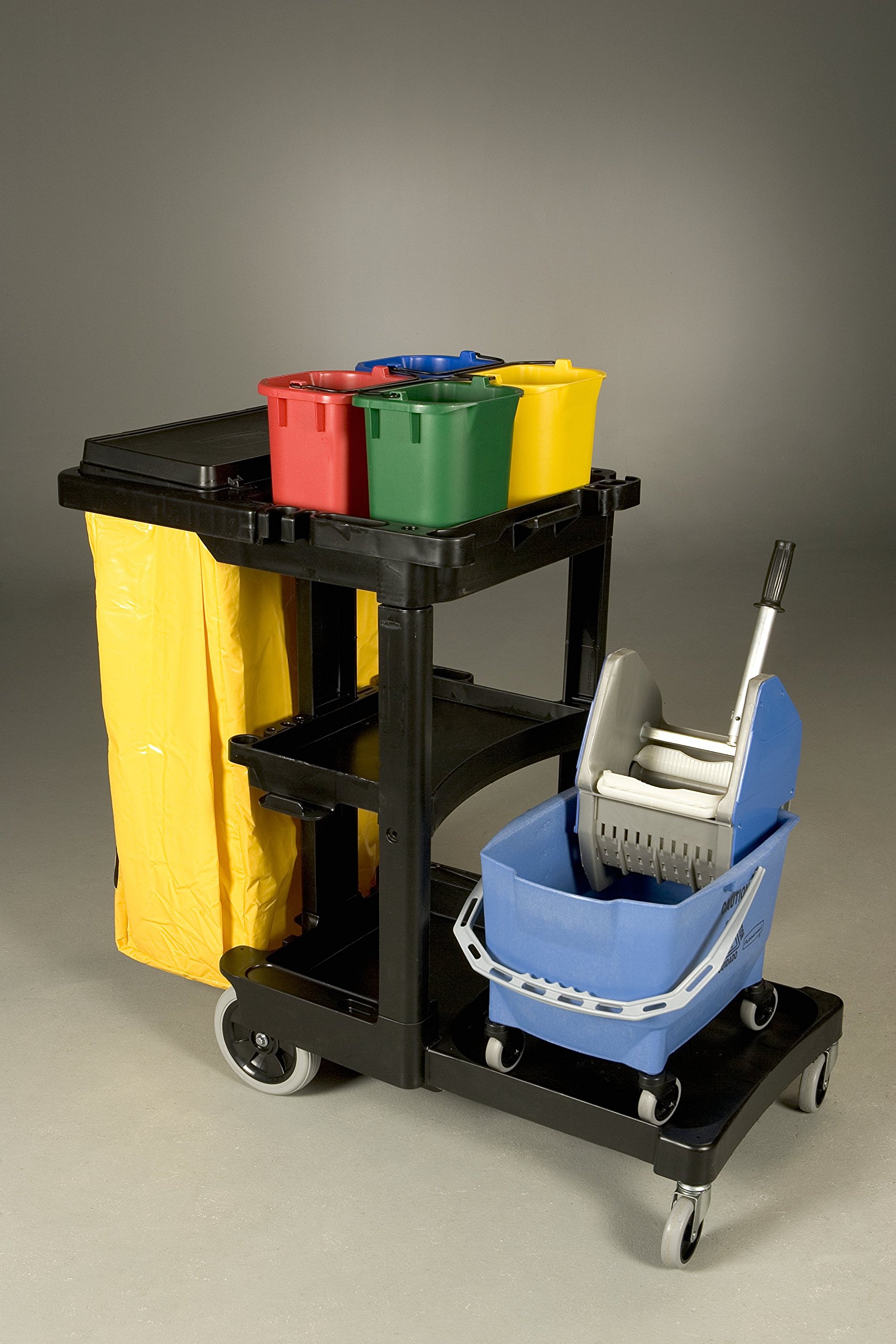 Rubbermaid Reinigungswagen inkl Vinyl-Abfallsack 1168 x 552 x 975 mm