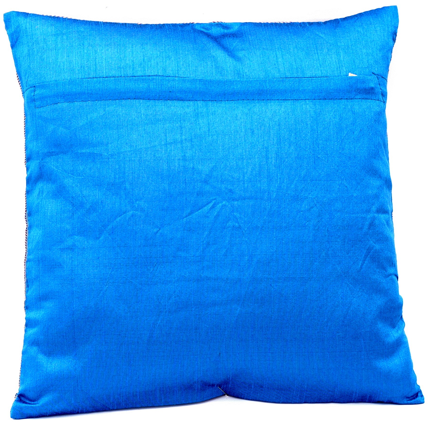 Ruwado Federa per cuscino in seta blu royal/blu royal | Federa