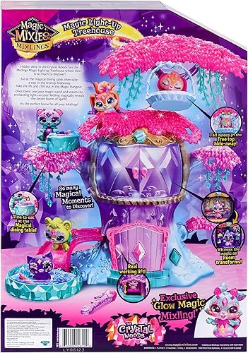 Miniatura 9 de Magic Mixies Mixlings Magic Light-Up Treehouse con revelación de habitación mágica y exclusiva mezcla de magia brillante y varita  Exclusivo de