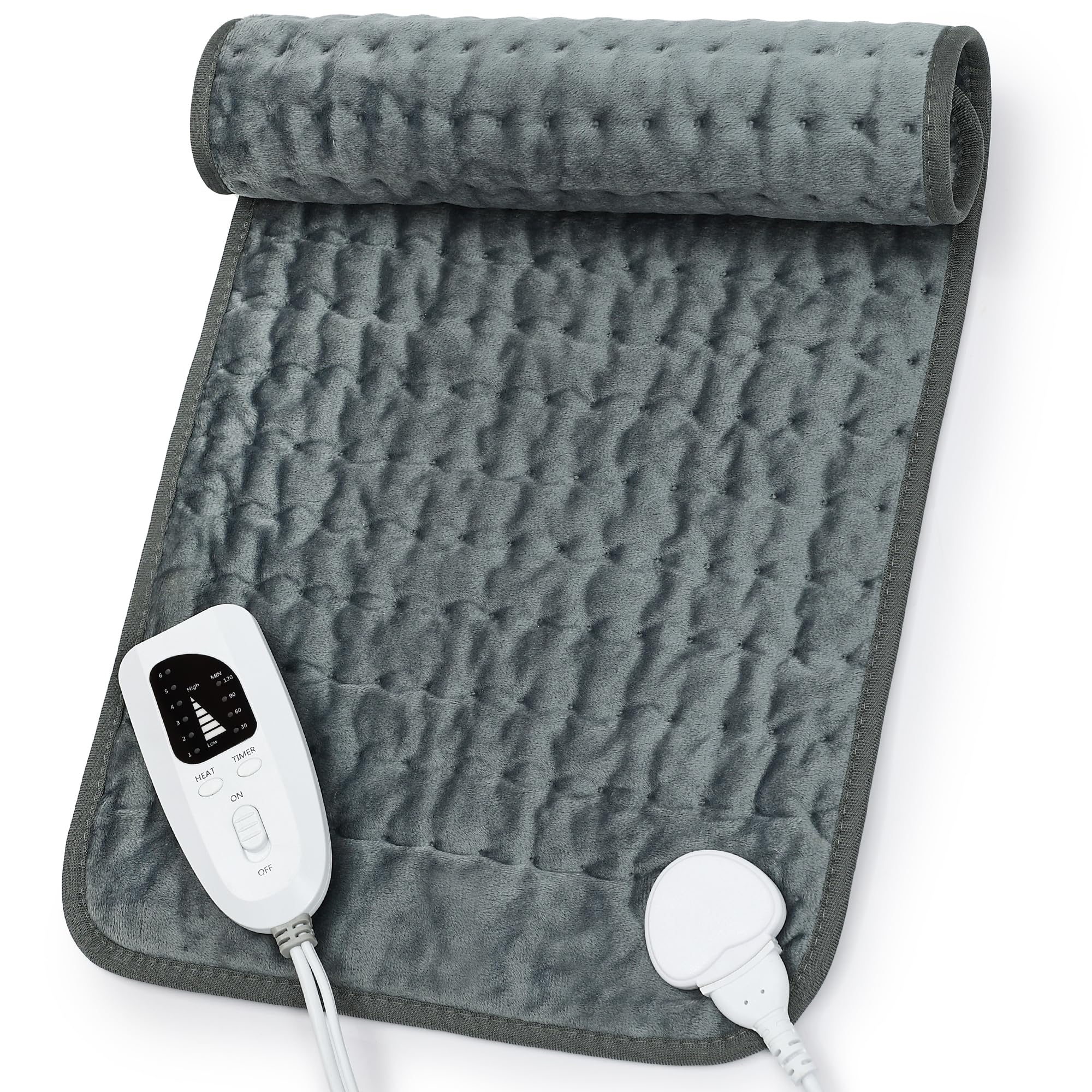 Photo 1 of Heating Pad,Heated Blanket,Heating Pad for Back Neck,DimGray,24x12 Inch