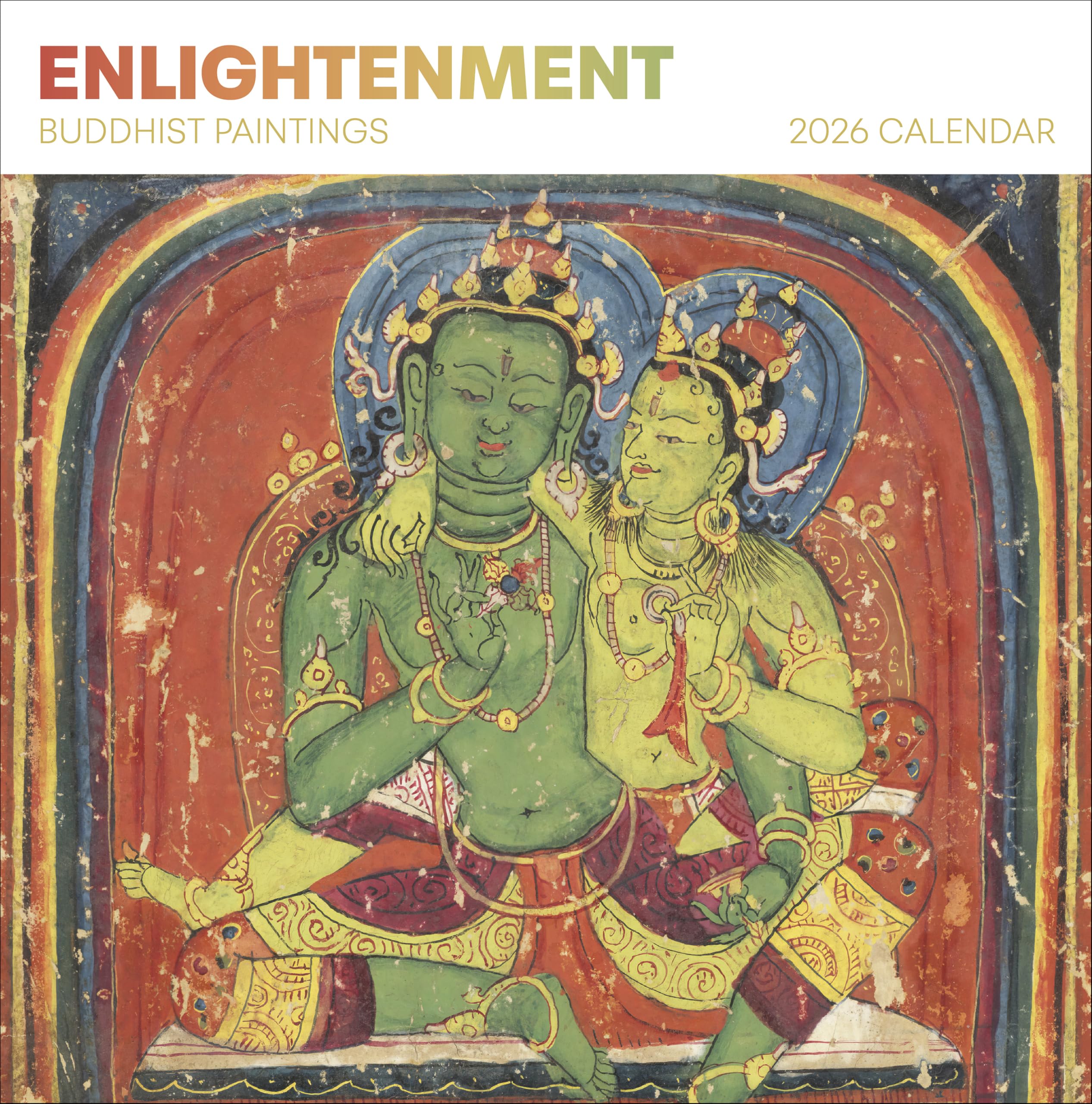 Enlightenment: Buddhist Paintings 2026 Wall Calendar