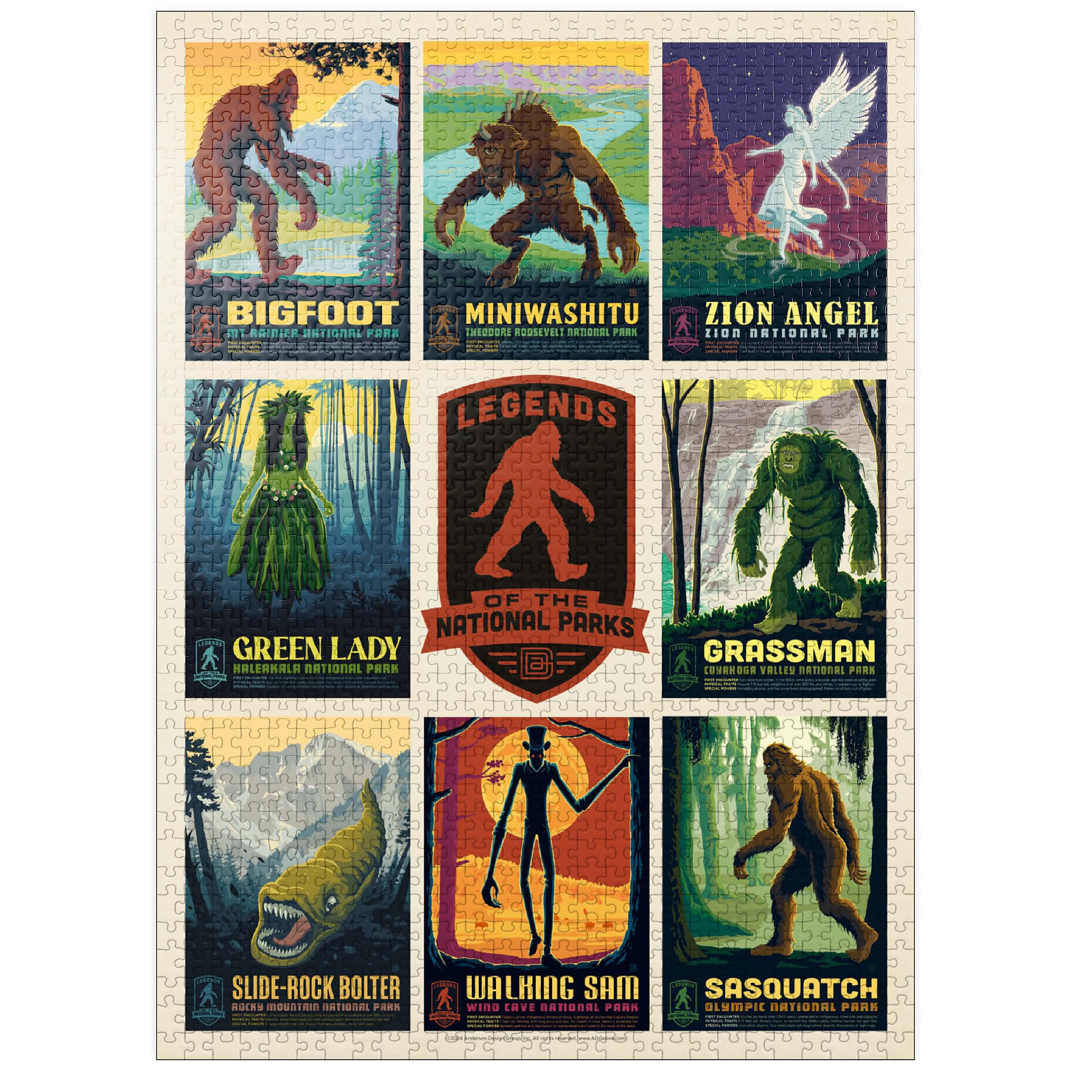 Amazon.com: MyPuzzle Legends of The National Parks: Multi-Image
