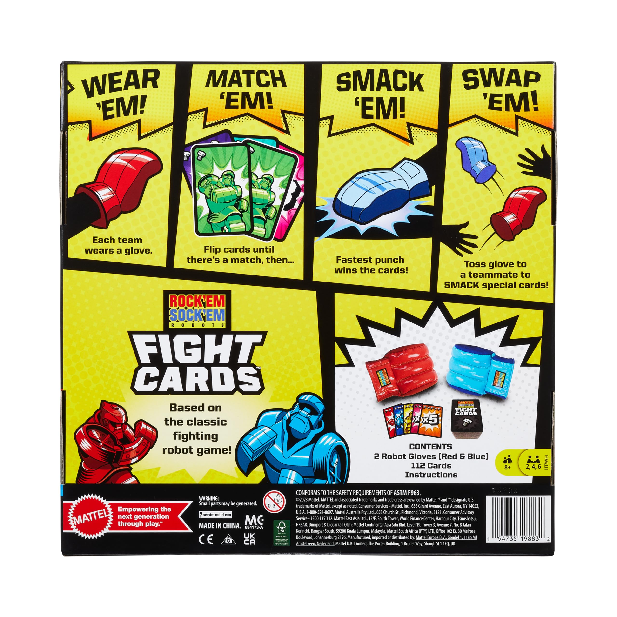 Buy Rock 'Em Sock Em Robots: You Control The battle Of The Robots In A Boxing Ring! Online at