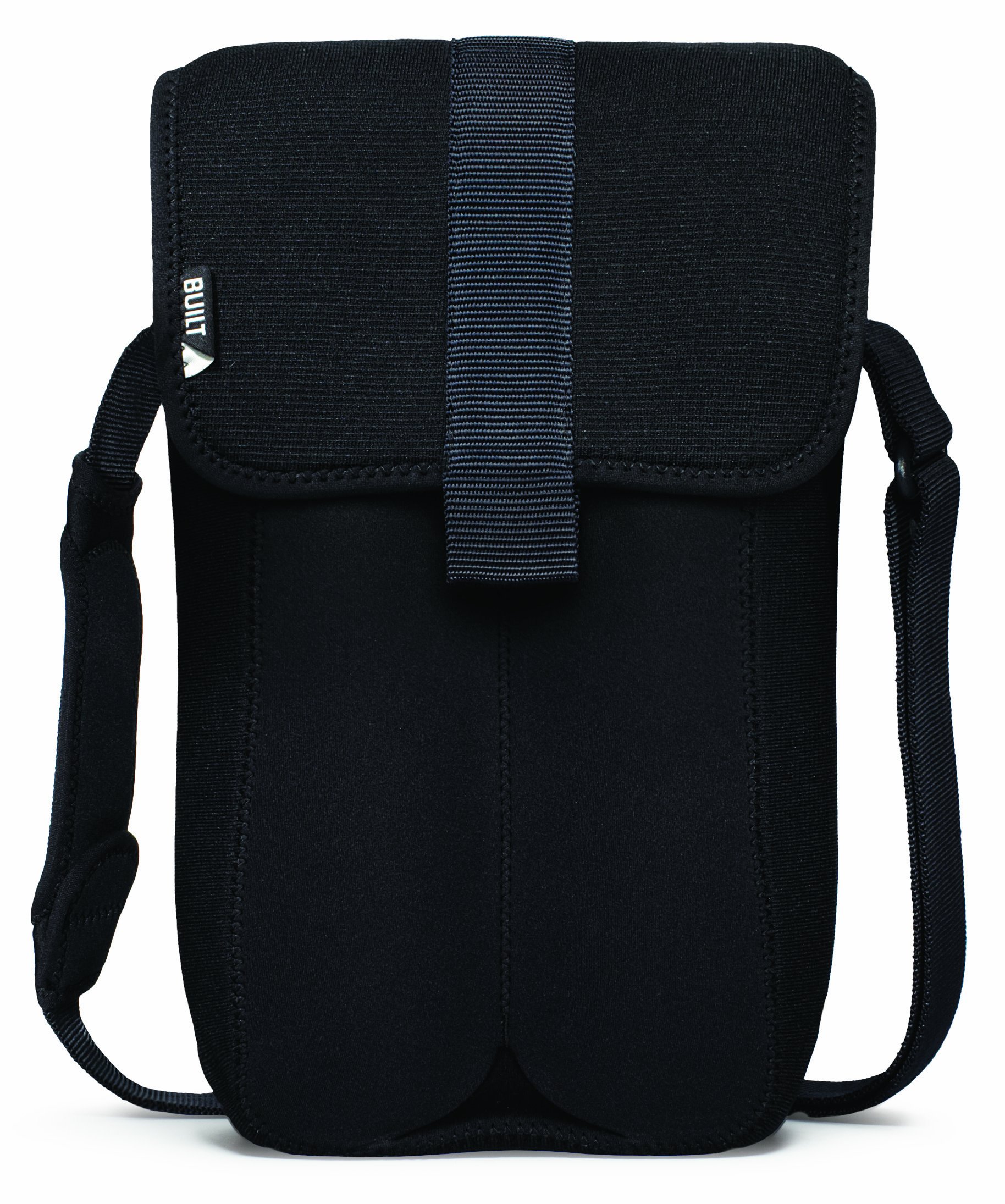 BUILT NY Two Bottle Messenger Tote, Black