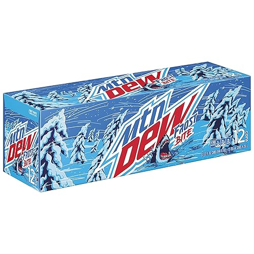 Mountain Dew Frost Bite edición limitada, 12 latas, 12 onzas líquidas