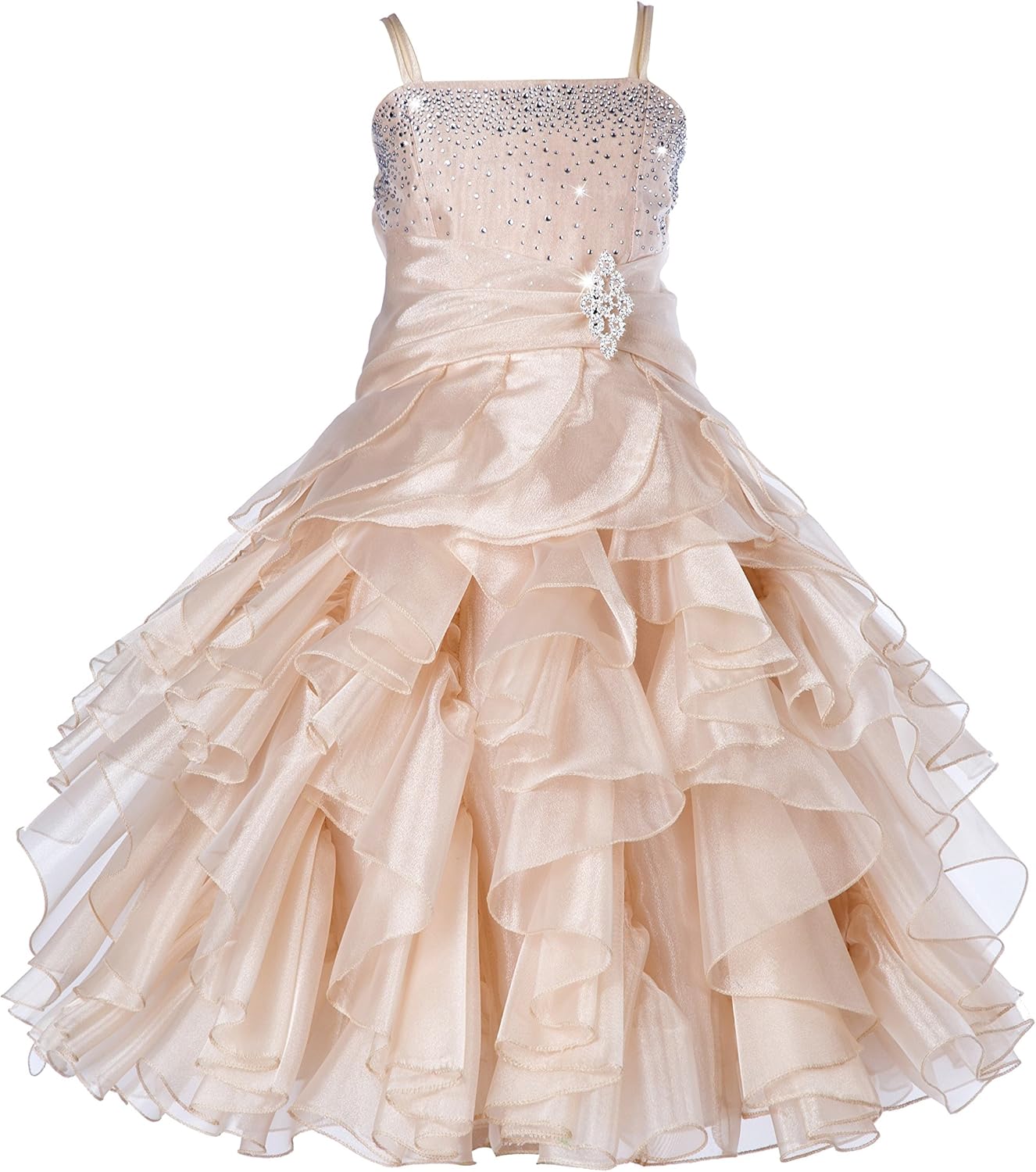 EkidsBridal DRESS ガールズ ekidsbridal DRESS ガールズ US サイズ: 6 カラー: ブルー Amazon | ekidsbridal  DRESS ガールズ ekidsbridal DRESS ガールズ US サイズ: 4 カラー: ベージュ