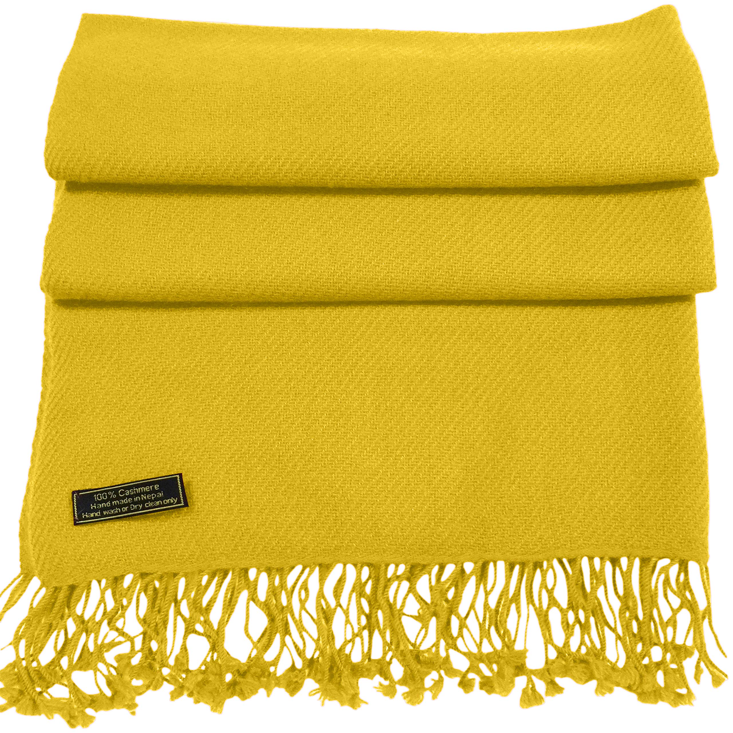 CJ Apparel Damen Schal aus 100% Kaschmir, Handgefertigt in Nepal Pashmina-Schal (1er Pack)