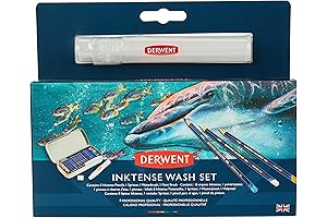 Derwent Inktense: Watercolor Pencils and Essential Accessories