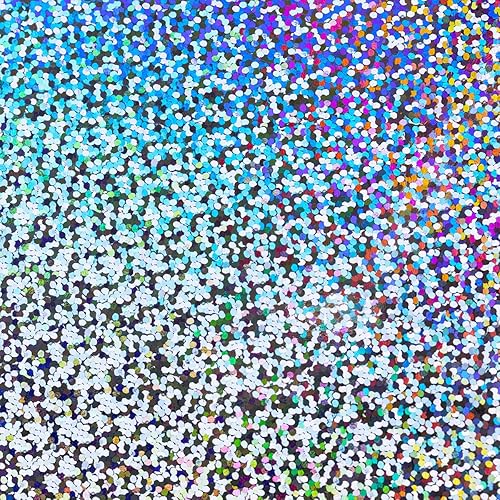 Miniatura 3 de Hygloss Products Tarjeta holográfica de 8.5 x 11 pulgadas, 10 unidades, 5 hojas, plata brillante