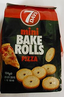 7 Days Bake Rolls From Greece with Pizza Flavor 104gr 3.66 Oz