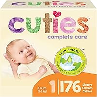 Vista 8 de Cuties Pañales Skin Smart, absorbentes y hipoalergénicos con lengüetas flexibles y seguras Caja grande Talla 1 200