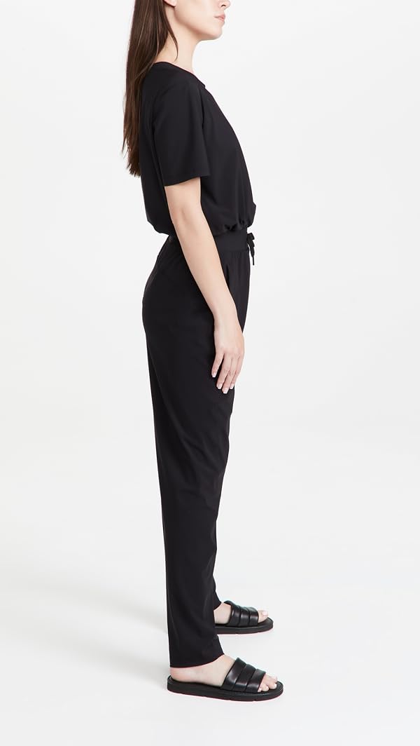 Sweaty Betty Explorer 29" Casual Sweat Wicking Workout Jumpsuit Deep Black by Sweaty Betty - Image 4