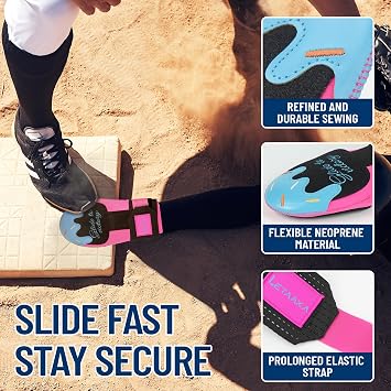 Sliding Mitt Youth - Sliding Mitt for Baseball & Softball, Kids Baseball Sliding Mitts for Full Hand Protection, Right or Left Hand Breathable Sliding Glove Gifts for Boys and Girls