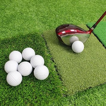 KOFULL Foam Golf Practice Balls, 24 Pack Realistic Feel and Limited Flight Training Balls for Indoor or Outdoor, Soft Practice Golf Balls for Backyard
